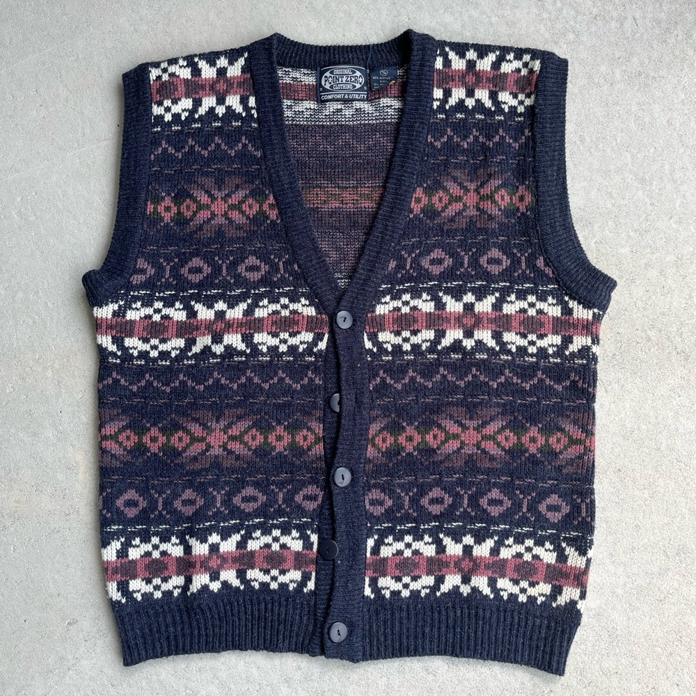 Point Zero Striped Knit Sweater